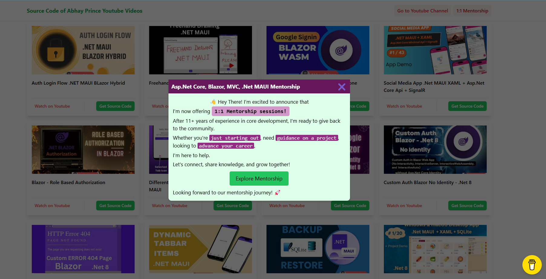 Source Codes and Mentorship